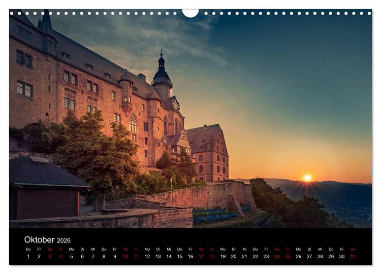 Produktbild: M&auml;rchenhaftes Marburg (Wandkalender 2026 DIN A3 quer), CALVENDO Monatskalender