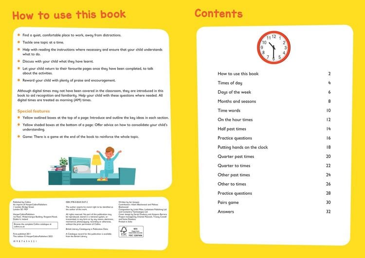 Produktbild: Collins Easy Learning Age 5-7 -- Telling Time Ages 5-7: New Edition