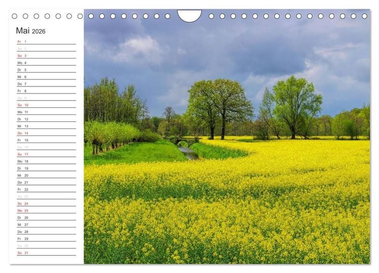 Produktbild: Ostfriesland - zwischen Watt und Moor (Wandkalender 2026 DIN A4 quer), CALVENDO Monatskalender