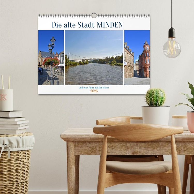 Produktbild: Die alte Stadt MINDEN (Wandkalender 2026 DIN A3 quer), CALVENDO Monatskalender