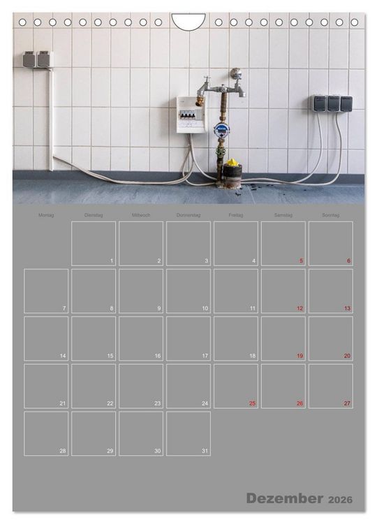 Produktbild: Brandgef&auml;hrliche elektrische Anlagen (Wandkalender 2026 DIN A4 hoch), CALVENDO Monatskalender
