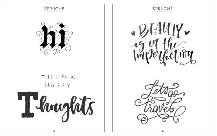 Produktbild: Handlettering &ndash; Das Vorlagenbuch