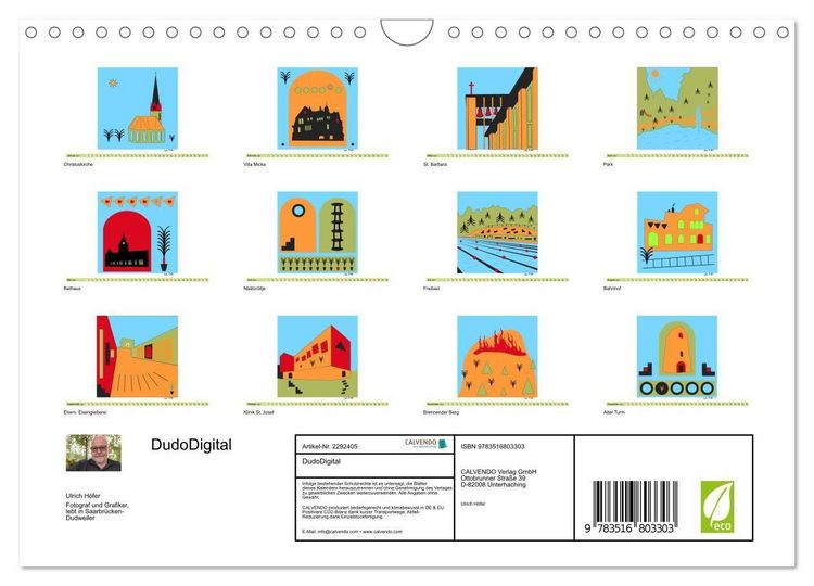 Produktbild: DudoDigital (Wandkalender 2027 DIN A4 quer), CALVENDO Monatskalender