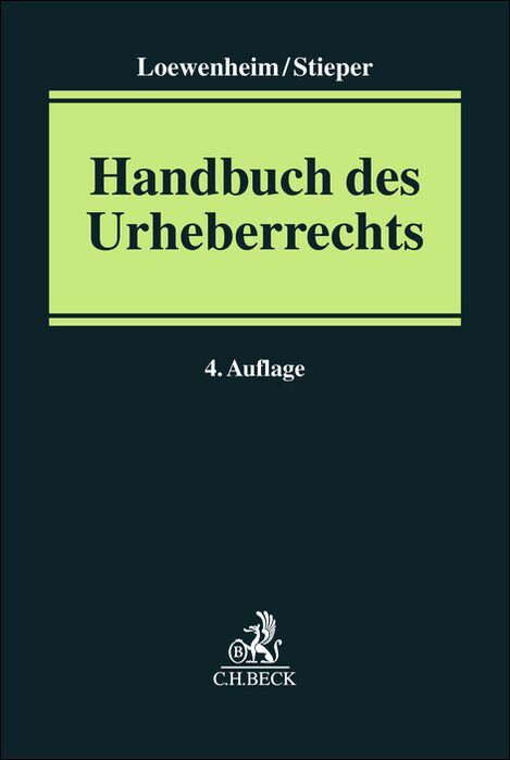 Produktbild: Handbuch des Urheberrechts