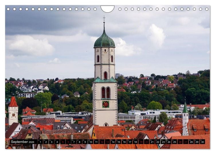 Produktbild: Biberach an der Ri&szlig; (Wandkalender 2026 DIN A4 quer), CALVENDO Monatskalender