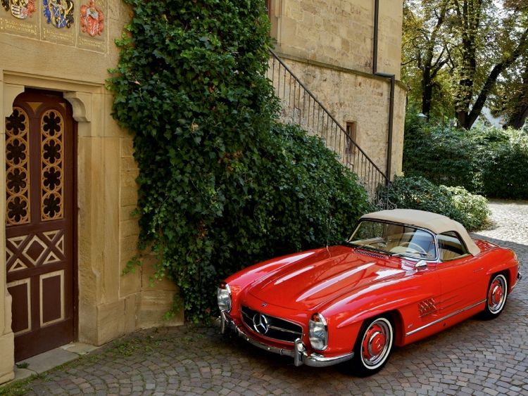 Produktbild: CALVENDO Puzzle Mercedes 300 SL Raodster | 1000 Teile Lege-Gr&ouml;&szlig;e 64x48cm Foto-Puzzle f&uuml;r gl&uuml;ckliche Stunden