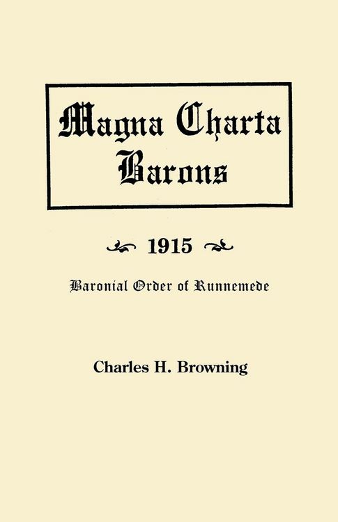 Produktbild: Magna Charta Barons, 1915. Baronial Order of Runnemede