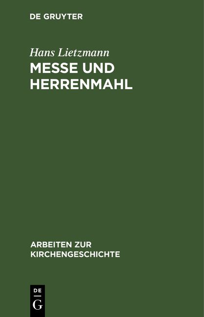 Produktbild: Messe und Herrenmahl