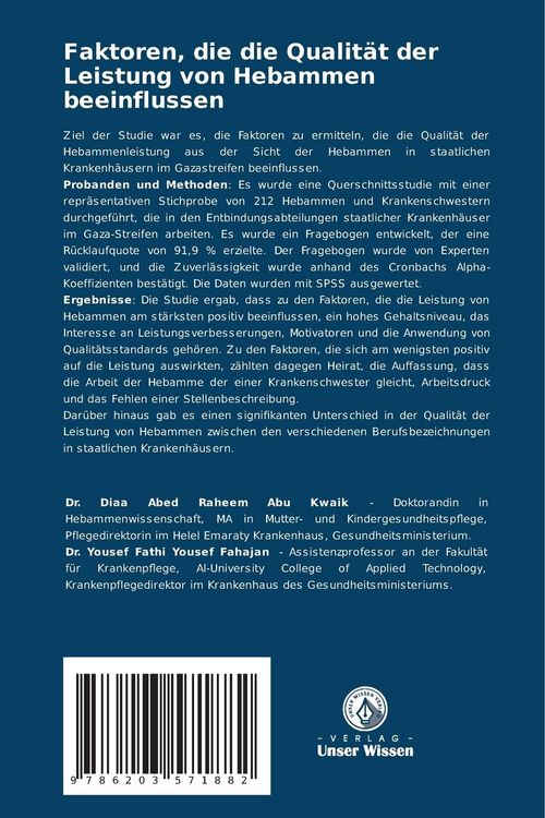 Produktbild: Faktoren, die die Qualit&auml;t der Leistung von Hebammen beeinflussen