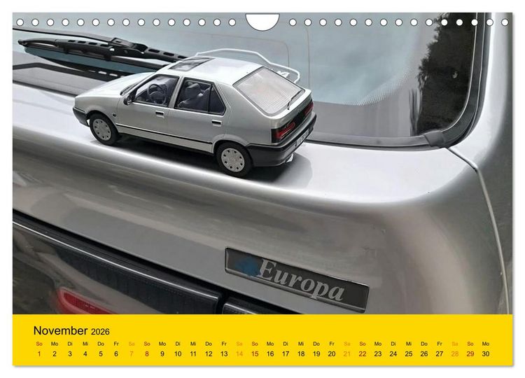 Produktbild: Historische Renault (Wandkalender 2026 DIN A4 quer), CALVENDO Monatskalender