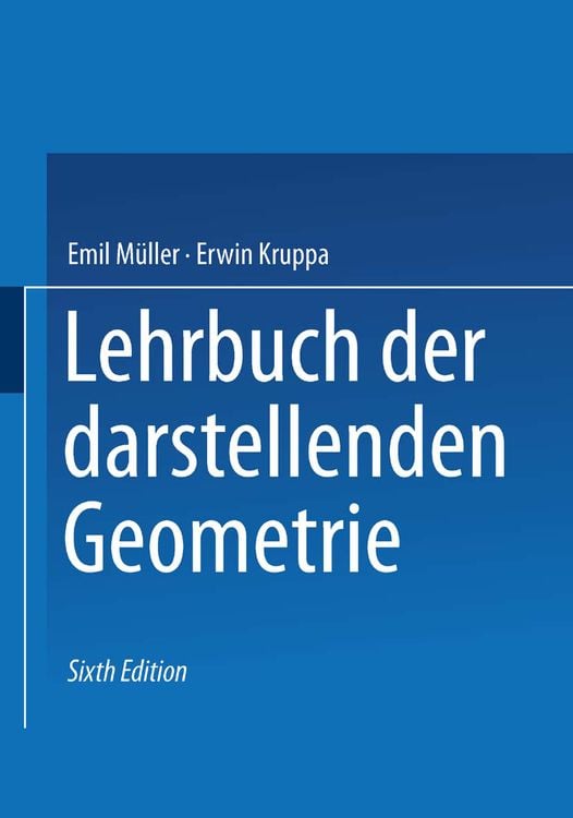 Produktbild: Lehrbuch der darstellenden Geometrie