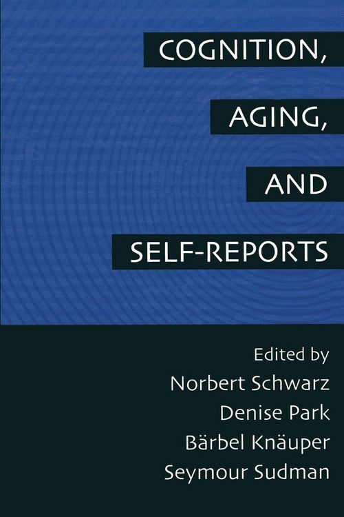 Produktbild: Cognition, Aging and Self-Reports