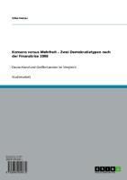 Produktbild: Konsens versus Mehrheit - Zwei Demokratietypen nach der Finanzkrise 2008