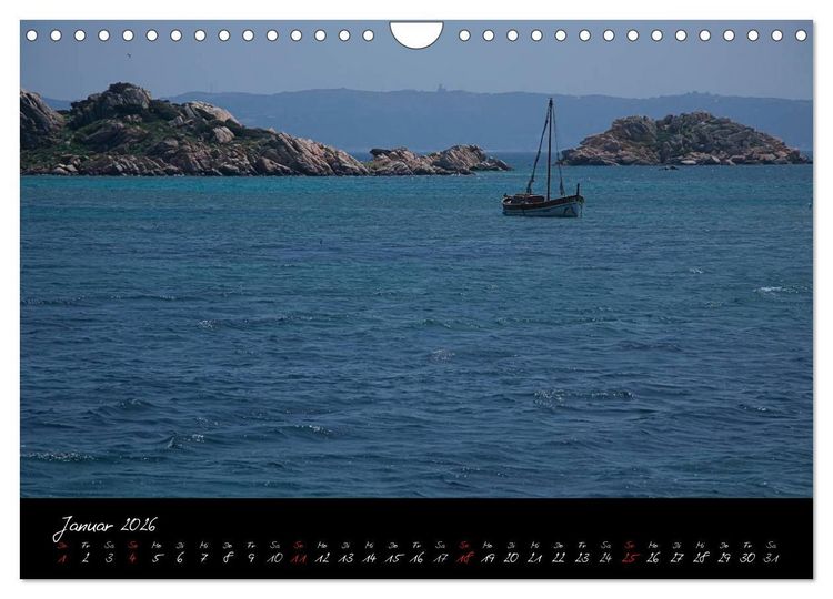 Produktbild: Blaues Sardinien (Wandkalender 2026 DIN A4 quer), CALVENDO Monatskalender