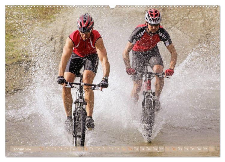 Produktbild: Mountainbike - &Uuml;ber Stock und Stein: Edition Funsport (hochwertiger Premium Wandkalender 2026 DIN A2 quer), Kunstdruck in Hochglanz
