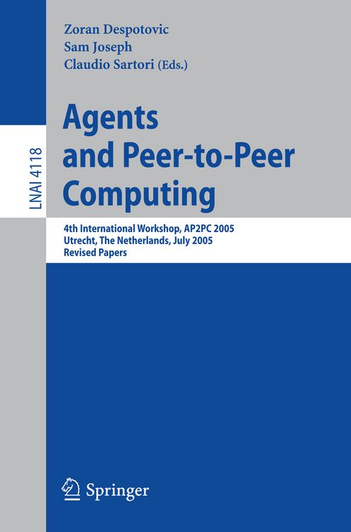Produktbild: Agents and Peer-to-Peer Computing
