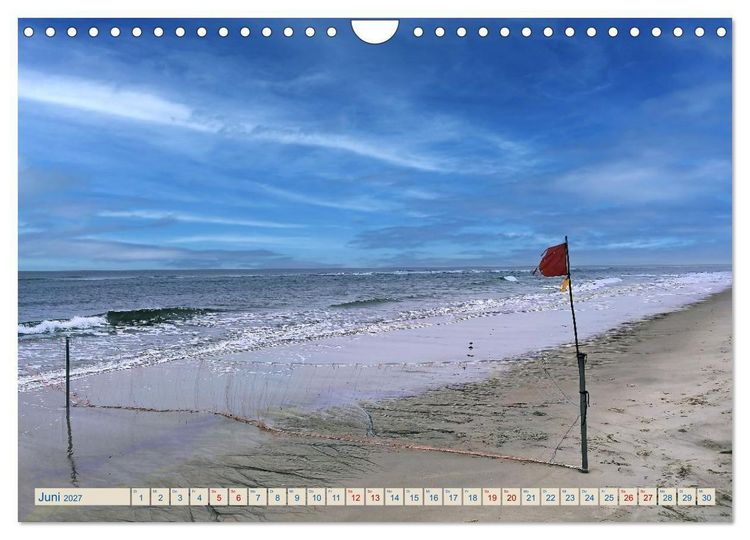 Produktbild: Strand-Einsamkeit. Ein Sylter Winter (Wandkalender 2027 DIN A4 quer), CALVENDO Monatskalender