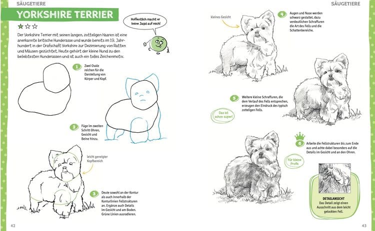 Produktbild: Die Kunst des Zeichnens f&uuml;r Kinder Zeichenschule - Tiere