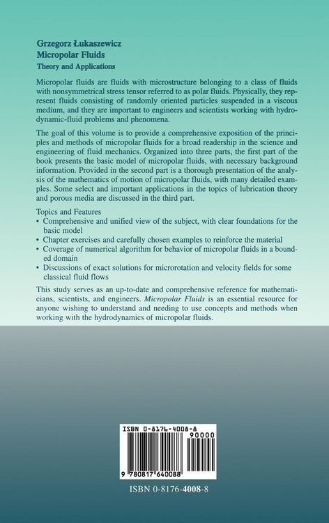 Produktbild: Micropolar Fluids