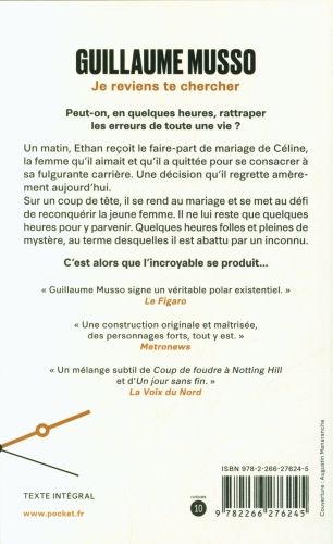 Produktbild: Je reviens te chercher