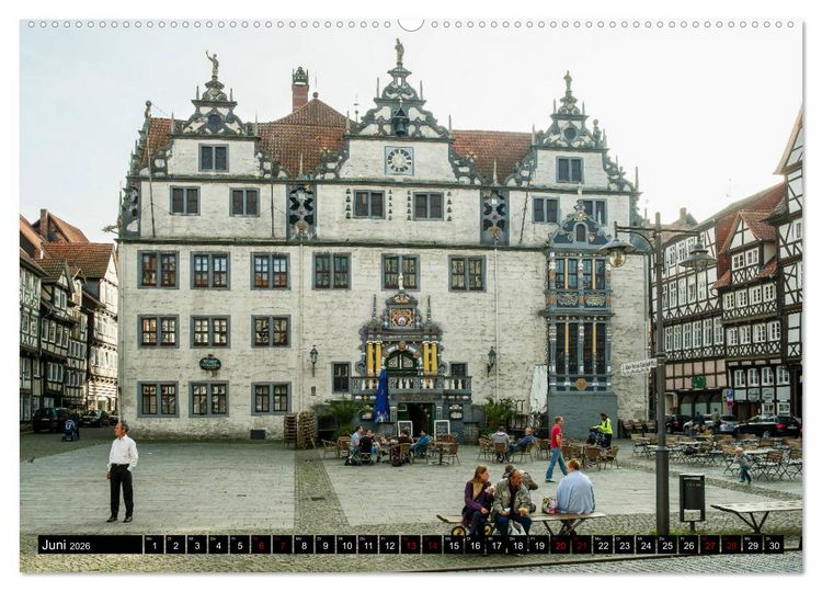 Produktbild: Hann. M&uuml;ndener Ansichten (hochwertiger Premium Wandkalender 2026 DIN A2 quer), Kunstdruck in Hochglanz
