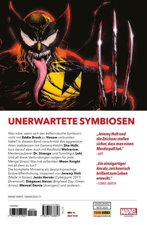 Produktbild: What if&hellip;? Venom - Was w&auml;re, wenn...?