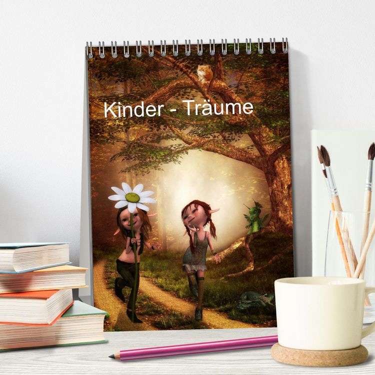 Produktbild: Kinder - Tr&auml;ume (Tischkalender 2026 DIN A5 hoch), CALVENDO Monatskalender