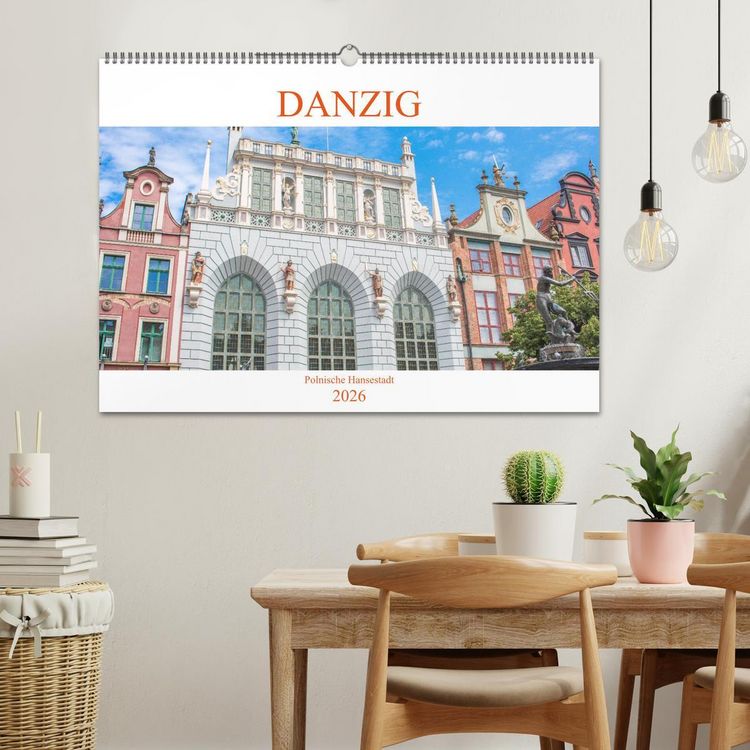 Produktbild: Danzig - Polnische Hansestadt (Wandkalender 2026 DIN A2 quer), CALVENDO Monatskalender
