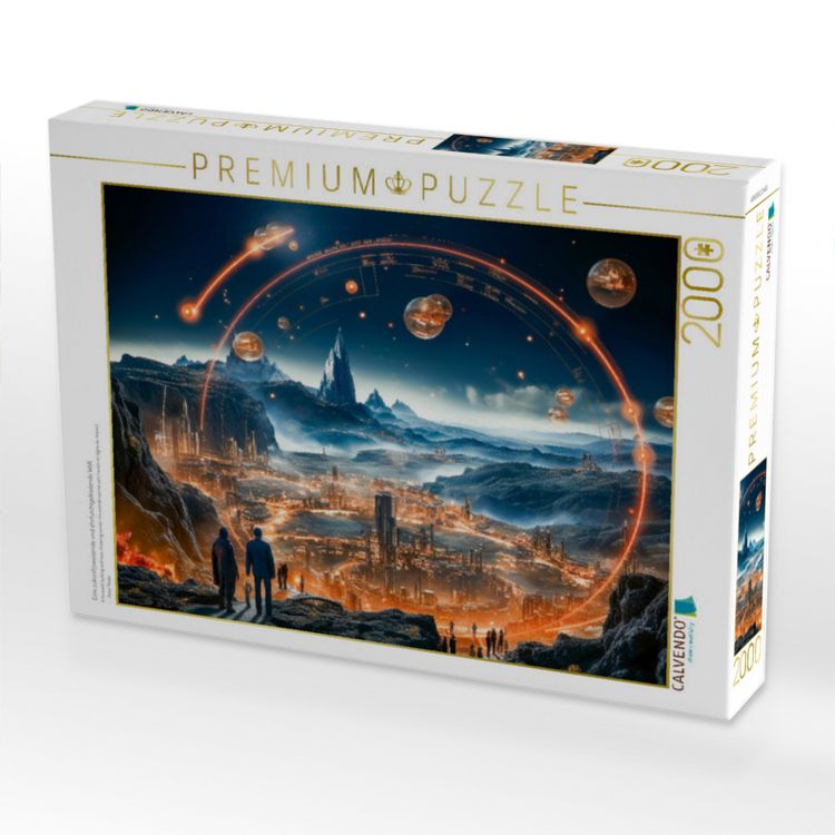 Produktbild: CALVENDO Puzzle Eine zukunftsweisende und ehrfurchtgebietende Welt | 2000 Teile Lege-Gr&ouml;&szlig;e 90x67cm Foto-Puzzle f&uuml;r gl&uuml;ckliche Stunden