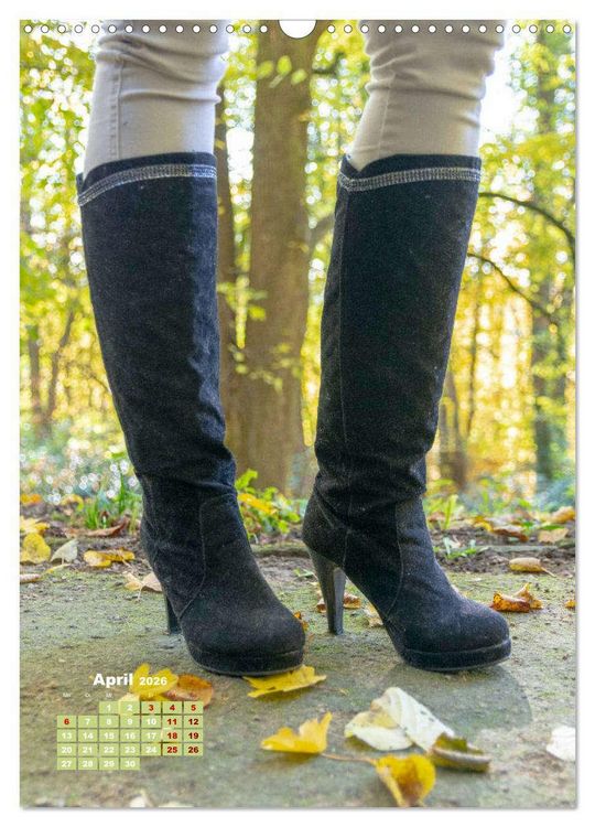 Produktbild: Stiefel und High Heels im Herbst (Wandkalender 2026 DIN A3 hoch), CALVENDO Monatskalender
