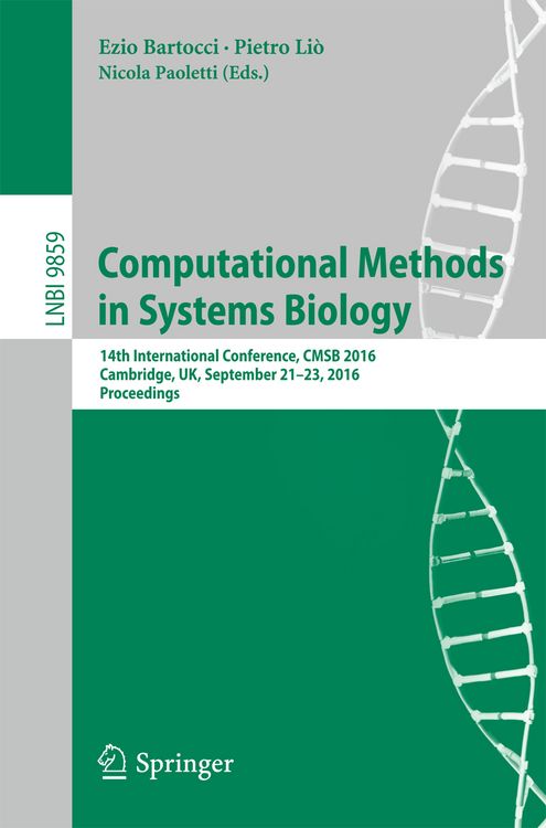 Produktbild: Computational Methods in Systems Biology