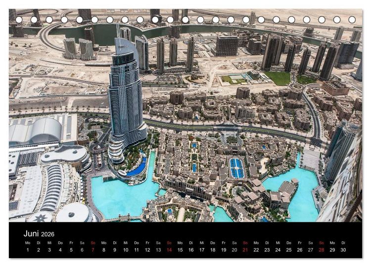 Produktbild: Faszination Dubai (Tischkalender 2026 DIN A5 quer), CALVENDO Monatskalender