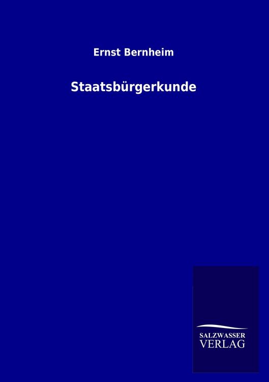 Produktbild: Staatsb&uuml;rgerkunde