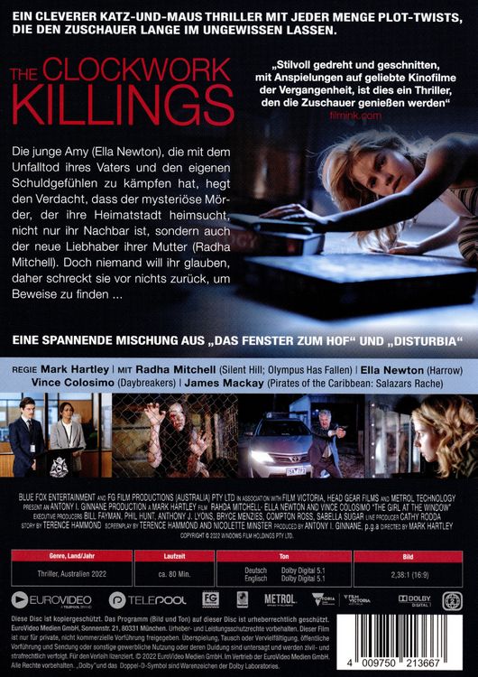 Produktbild: The Clockwork Killings