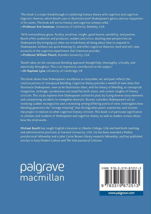Produktbild: Shakespeare and Conceptual Blending