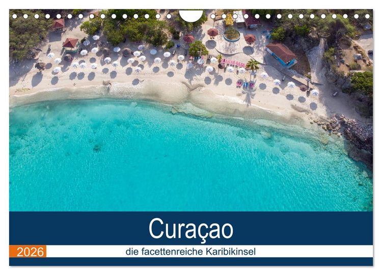 Produktbild: Curacao, die facettenreiche Karibikinsel (Wandkalender 2026 DIN A4 quer), CALVENDO Monatskalender