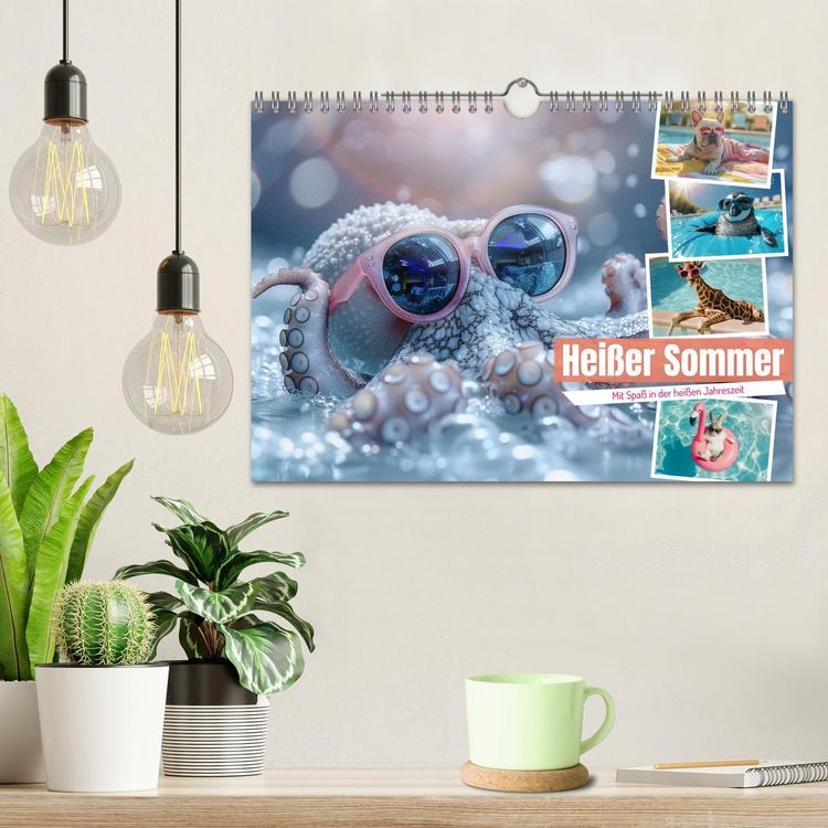 Produktbild: Hei&szlig;er Sommer (Wandkalender 2026 DIN A4 quer), CALVENDO Monatskalender