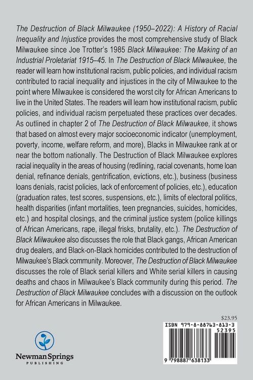 Produktbild: The Destruction of Black Milwaukee (1950-2022)