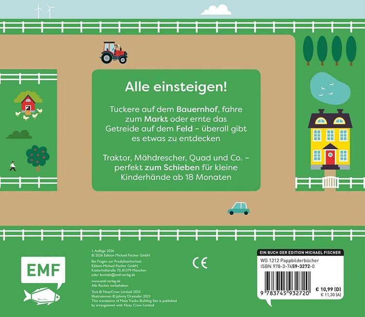 Produktbild: Tut, Tut! &ndash; Mein Schiebebuch: Lass uns Traktor fahren!