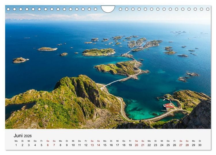 Produktbild: Farben der Lofoten - Jahreszeiten jenseits des Polarkreises (Wandkalender 2026 DIN A4 quer), CALVENDO Monatskalender