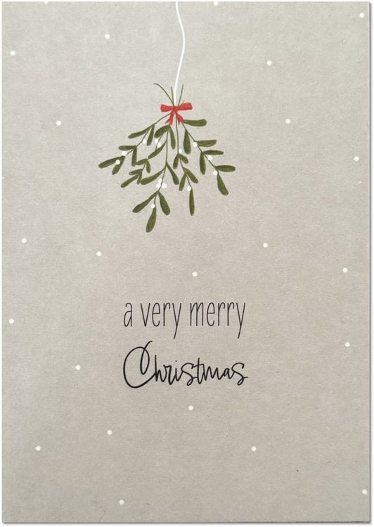 Produktbild: KEITCARDS Weihnachtskarten - handgezeichnete Postkarten, 6er Set
