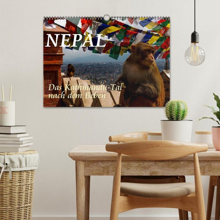 Produktbild: Nepal-Das Kathmandu-Tal nach dem Beben (Wandkalender 2026 DIN A3 quer), CALVENDO Monatskalender