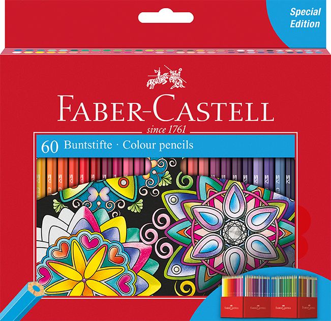 Produktbild: Faber-Castell Buntstifte Castle, 60er Set