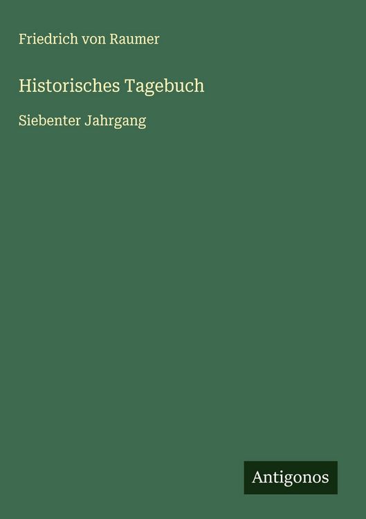 Produktbild: Historisches Tagebuch
