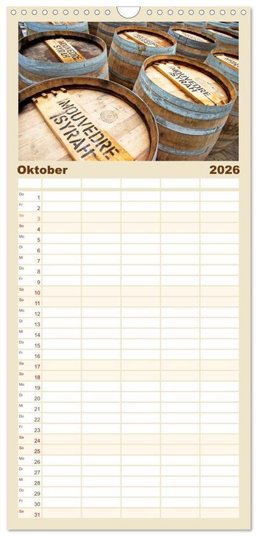 Produktbild: Familienplaner 2026 - Whisky: Reine Geschmacksache mit 5 Spalten (Wandkalender, 21 x 45 cm) CALVENDO