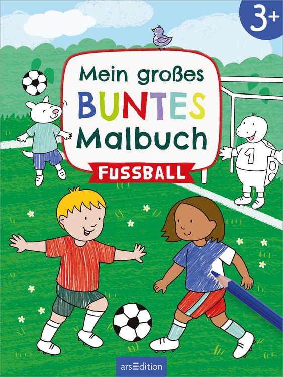 Produktbild: Mein gro&szlig;es buntes Malbuch &ndash; Fu&szlig;ball