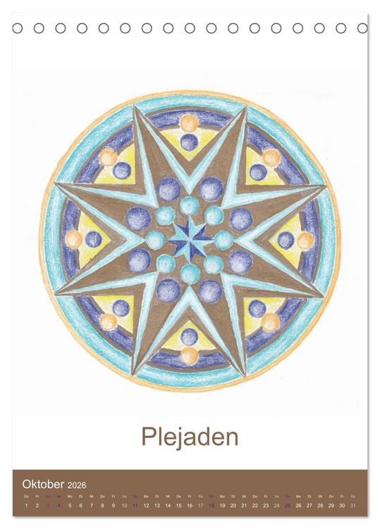 Produktbild: Atlantisheilsymbole (Tischkalender 2026 DIN A5 hoch), CALVENDO Monatskalender