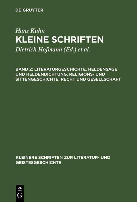 Produktbild: Literaturgeschichte. Heldensage und Heldendichtung. Religions- und Sittengeschichte. Recht und Gesellschaft