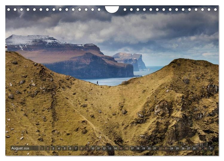Produktbild: F&auml;r&ouml;er Inseln - Raue Landschaften im Atlantik (Wandkalender 2026 DIN A4 quer), CALVENDO Monatskalender