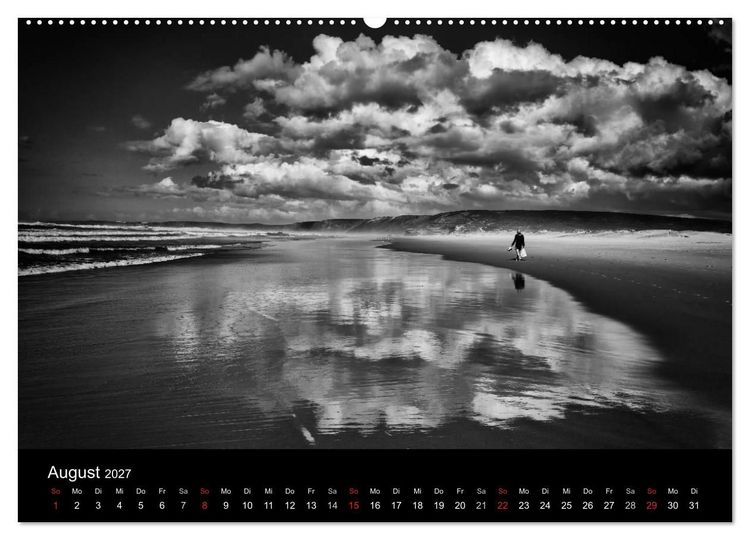 Produktbild: Das Licht in Schwarz und Wei&szlig; (hochwertiger Premium Wandkalender 2027 DIN A2 quer), Kunstdruck in Hochglanz